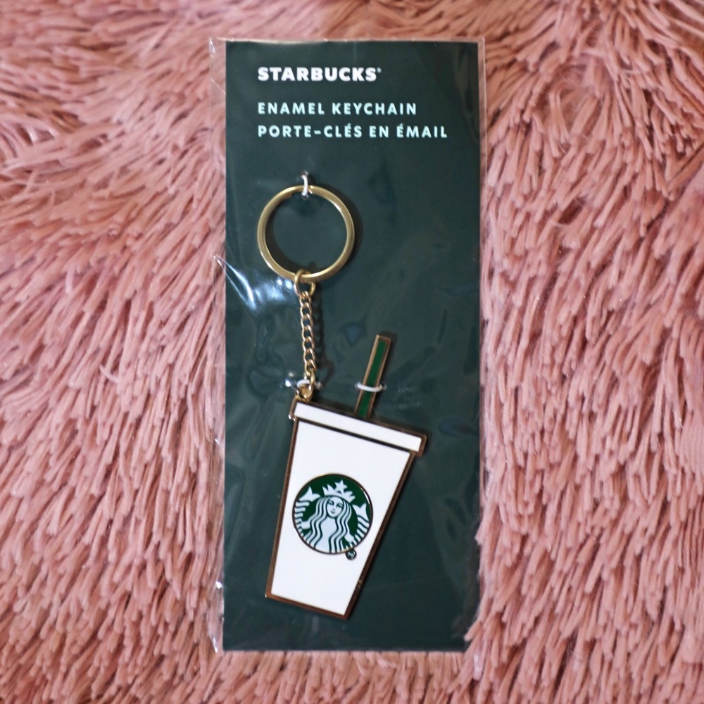 Starbucks Enamel Tumbler Keychain